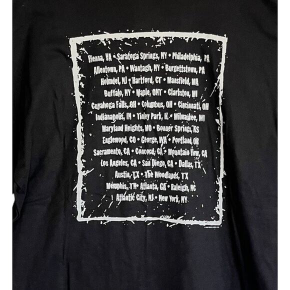 Vintage 90s Champ Label - 1995 JEFF BECK Concert Tour T-Shirt NOS Black Mens XL - Picture 6 of 6